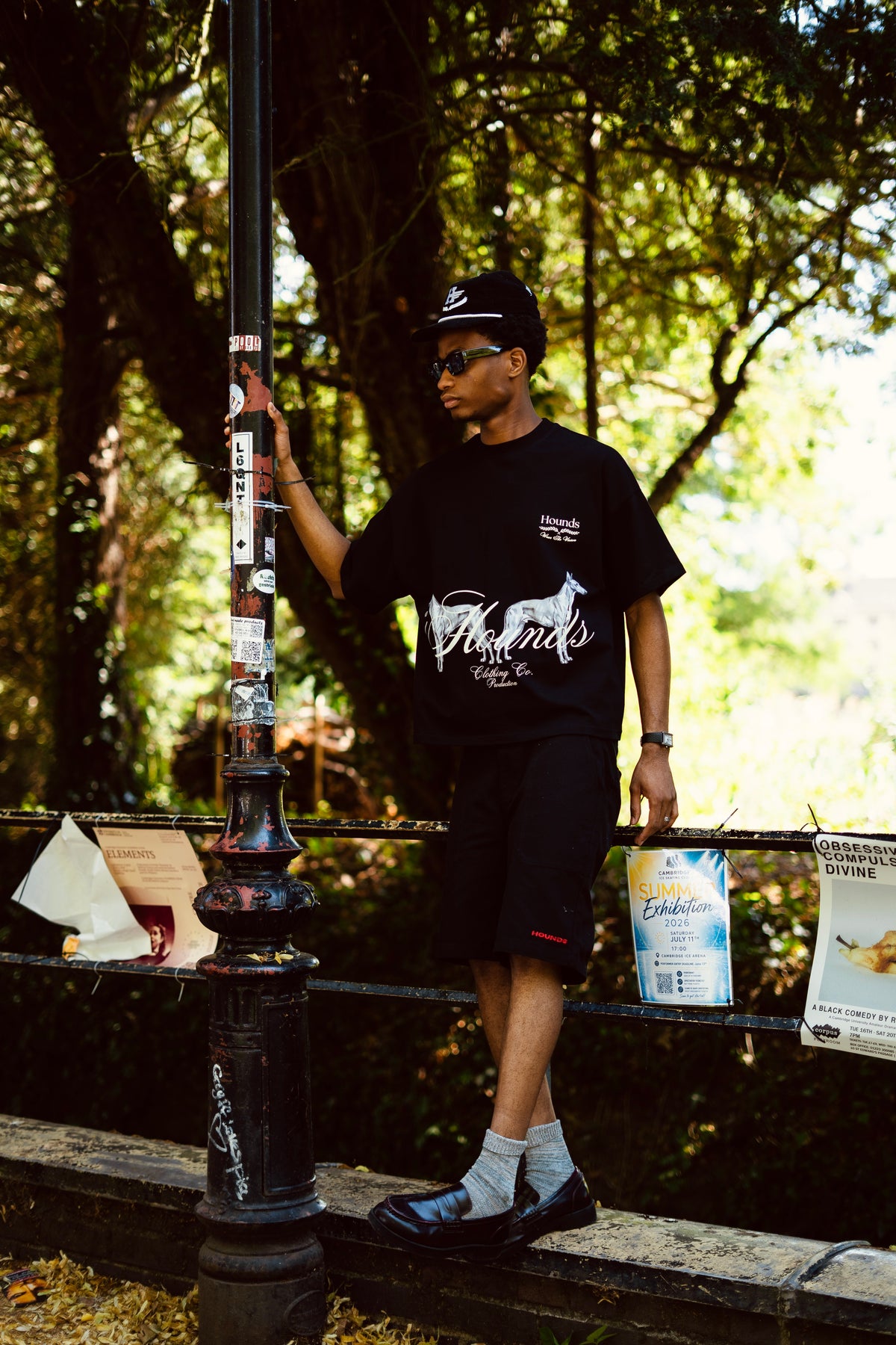 Duo Potrait T-shirt (Jet Black)