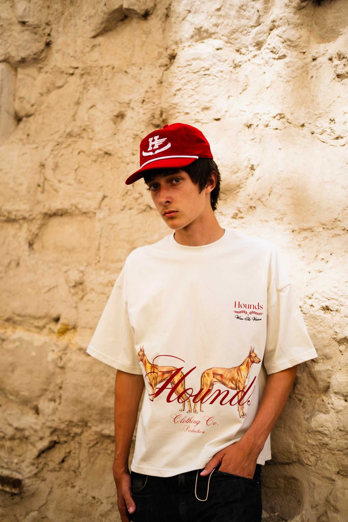 Duo Potrait T-shirt (Rusty Red)